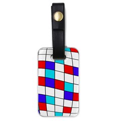 Colorful cubes  Luggage Tags (One Side) 