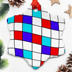 Colorful cubes  Ornament (Snowflake) 