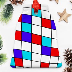 Colorful Cubes  Ornament (bell)  by Valentinaart