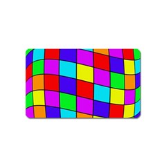 Colorful Cubes Magnet (name Card)