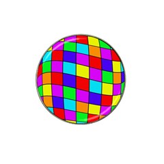 Colorful Cubes Hat Clip Ball Marker (10 Pack)