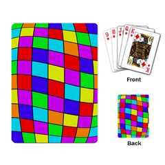 Colorful Cubes Playing Card