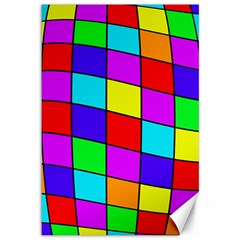 Colorful Cubes Canvas 12  X 18  