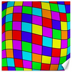 Colorful Cubes Canvas 16  X 16  