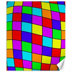 Colorful Cubes Canvas 20  X 24  