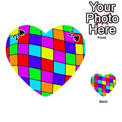 Colorful Cubes Playing Cards 54 (heart) 