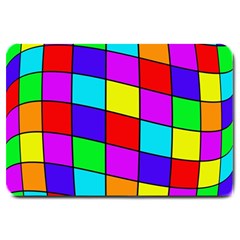 Colorful Cubes Large Doormat 