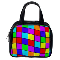 Colorful Cubes Classic Handbags (one Side) by Valentinaart