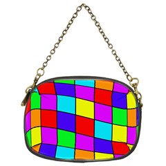 Colorful Cubes Chain Purses (two Sides) 