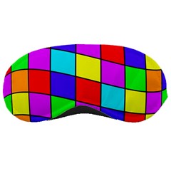 Colorful Cubes Sleeping Masks