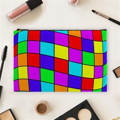 Colorful Cubes Cosmetic Bag (large) 