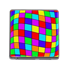 Colorful Cubes Memory Card Reader (square)