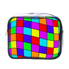 Colorful Cubes Mini Toiletries Bags