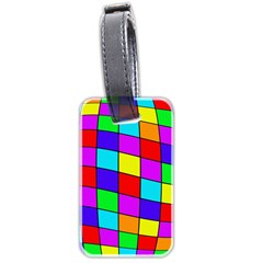 Colorful Cubes Luggage Tags (two Sides)