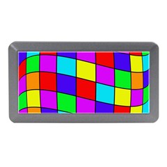 Colorful Cubes Memory Card Reader (mini) by Valentinaart