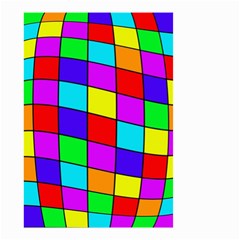 Colorful Cubes Small Garden Flag (two Sides)