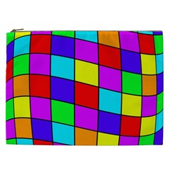 Colorful Cubes Cosmetic Bag (xxl) 