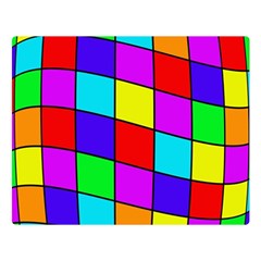 Colorful Cubes Double Sided Flano Blanket (large)  by Valentinaart