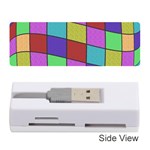 Colorful cubes  Memory Card Reader (Stick)  Front