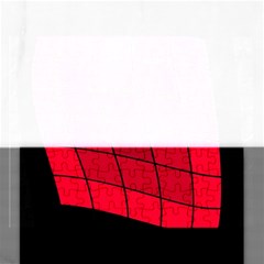 Red Abstraction Rectangular Jigsaw Puzzl