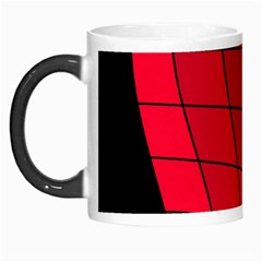 Red Abstraction Morph Mugs