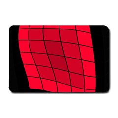 Red Abstraction Small Doormat 