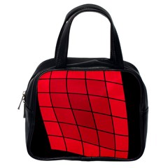 Red Abstraction Classic Handbags (one Side)