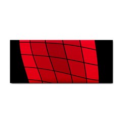 Red Abstraction Hand Towel