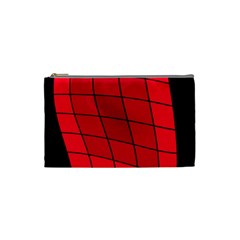 Red Abstraction Cosmetic Bag (small) 