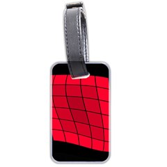 Red Abstraction Luggage Tags (two Sides)