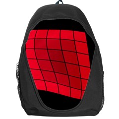 Red Abstraction Backpack Bag