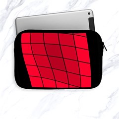 Red Abstraction Apple Ipad Mini Zipper Cases