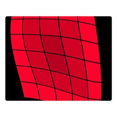 Red Abstraction Double Sided Flano Blanket (large) 