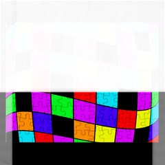 Colorful Cubes  Rectangular Jigsaw Puzzl