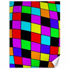 Colorful Cubes  Canvas 36  X 48  