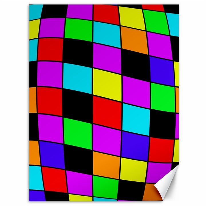 Colorful cubes  Canvas 36  x 48  