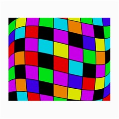 Colorful Cubes  Small Glasses Cloth (2-side)