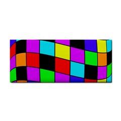 Colorful Cubes  Hand Towel