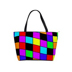 Colorful Cubes  Shoulder Handbags