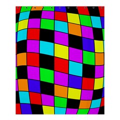 Colorful Cubes  Shower Curtain 60  X 72  (medium) 