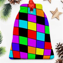 Colorful Cubes  Bell Ornament (2 Sides) by Valentinaart