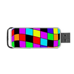 Colorful Cubes  Portable Usb Flash (two Sides)