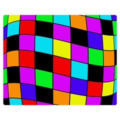 Colorful Cubes  Double Sided Flano Blanket (medium) 