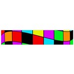 Colorful cubes  Flano Scarf (Small) Front