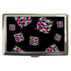 Flying  Colorful Cubes Cigarette Money Cases