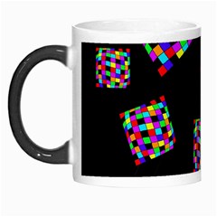 Flying  Colorful Cubes Morph Mugs