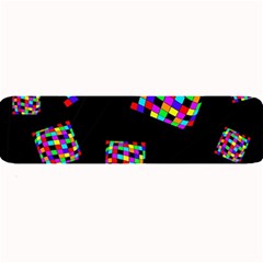 Flying  Colorful Cubes Large Bar Mats