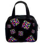 Flying  colorful cubes Classic Handbags (2 Sides) Front