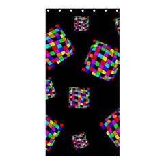 Flying  Colorful Cubes Shower Curtain 36  X 72  (stall) 