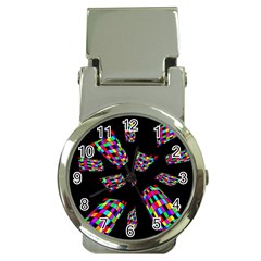 Colorful Abstraction Money Clip Watches